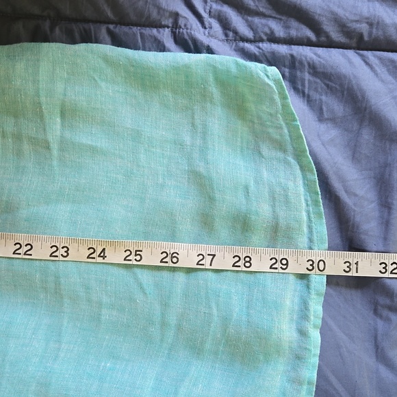 Sigrid Olsen Linen Blouse Light Green Size 1X - Picture 8 of 8